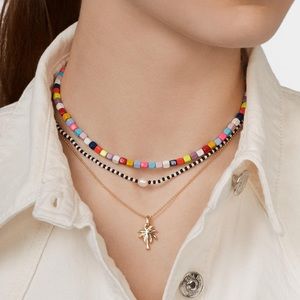 NWT Bauble Bar Alleria Necklace Set